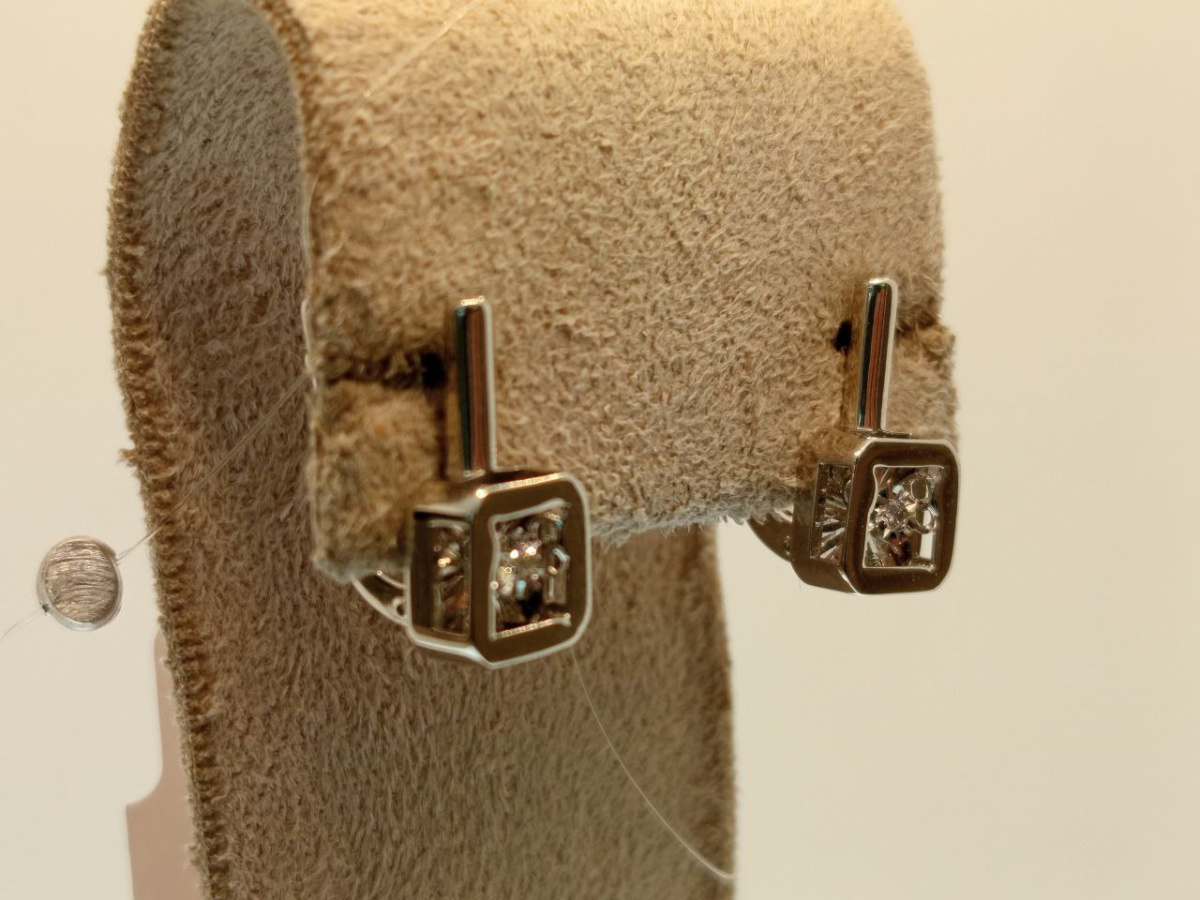 СЕРЬГИ БРИЛЛИАНТ (Au 585)