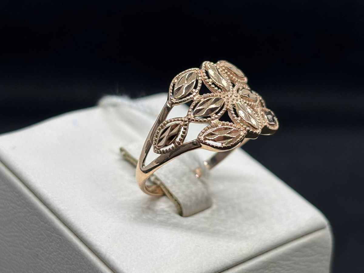 КОЛБКМ375 КОЛЬЦО БЕЗ КАМНЯ (Au 375)