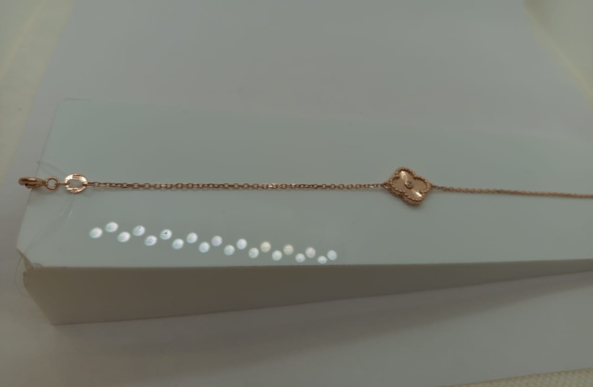 БРАСЛЕТ ФАНТАЗИЯ с камнем (Au 585)