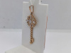 ПОДКМИ585 ПОДВЕСКА С КАМНЯМИ (Au 585)