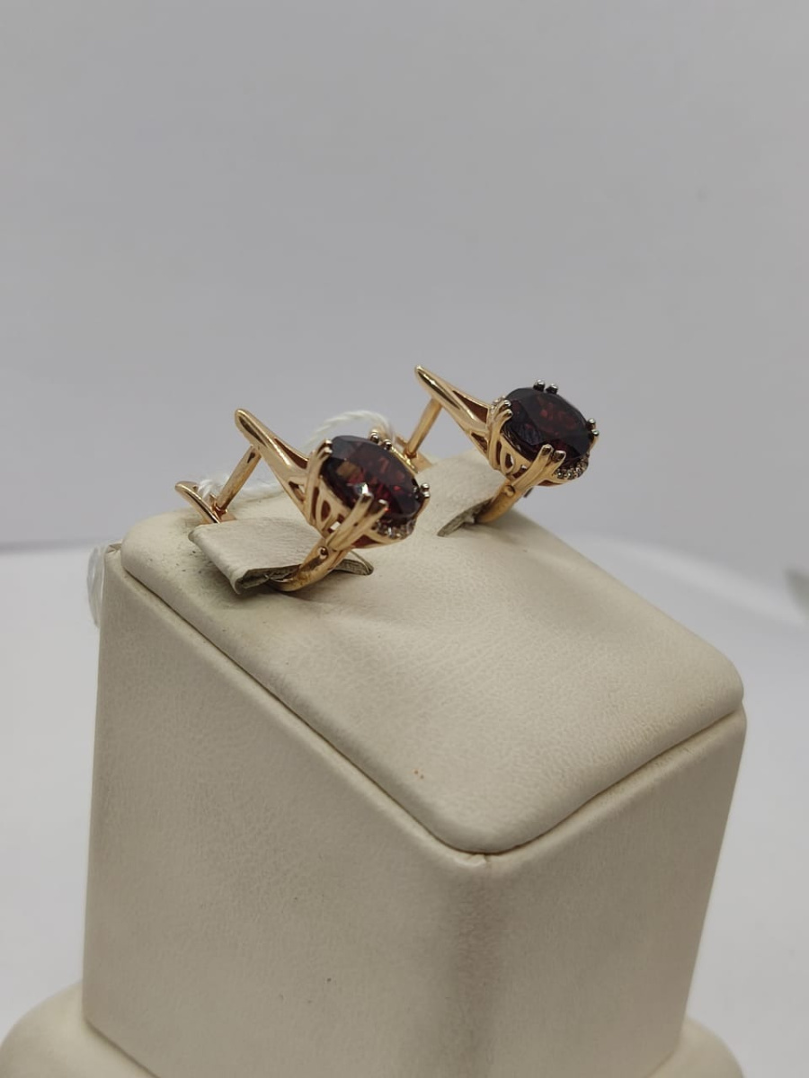 СЕРЬГИ С КАМНЯМИ (Au 585)