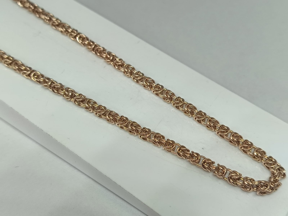 ЦЕПЬ ПОЛНОВЕСНАЯ Мальвина королевская(лисий хвост) (Au 585)