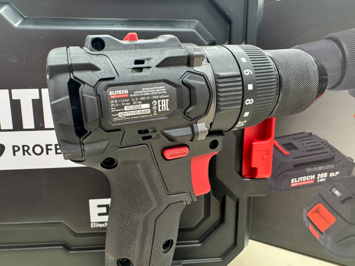 Шуруповерт Elitech CD 20ISL2