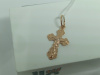 ПОДВЕСКА КРЕСТ БЕЗ КАМНЯ (Au 585)