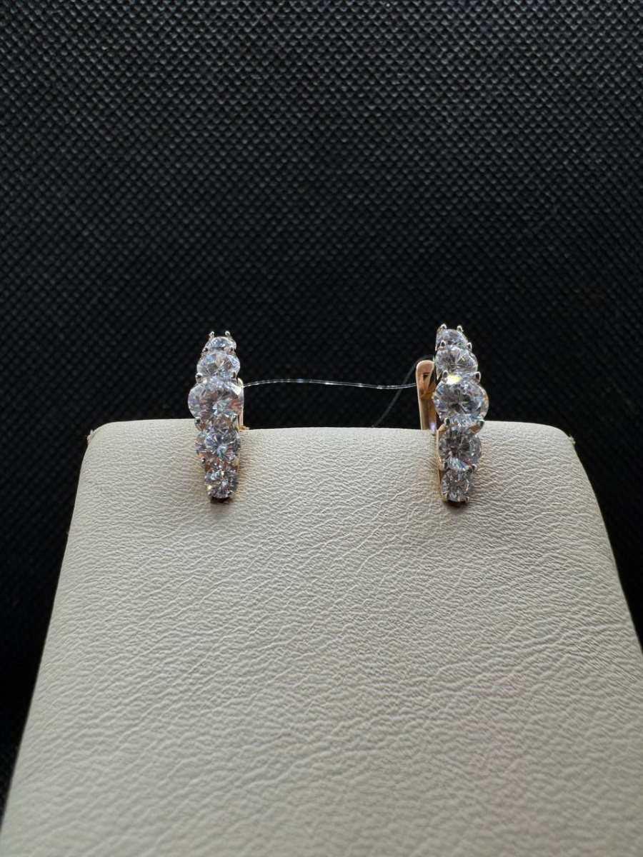 СЕРЬГИ С КАМНЯМИ (Au 585)