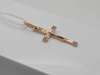 ПОДККИ585 ПОДВЕСКА КРЕСТ С КАМНЯМИ (Au 585)