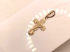 ПОДВЕСКА КРЕСТ без камня (Au 585)