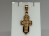 1896 ПОДВЕСКА КРЕСТ без камня (Au 585)