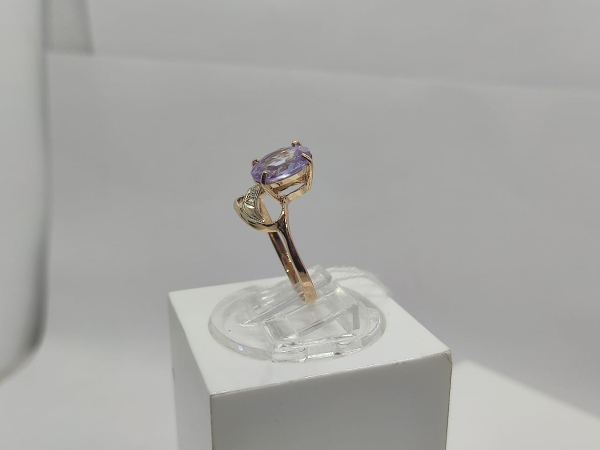 КОЛКМИ585 КОЛЬЦО С КАМНЯМИ (Au 585)