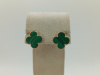 СЕРЬГИ МАЛАХИТ (Au 585)