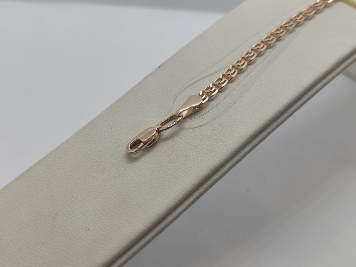 БРАСЛЕТ ПОЛНОВЕСНЫЙ Лав (Au 585)