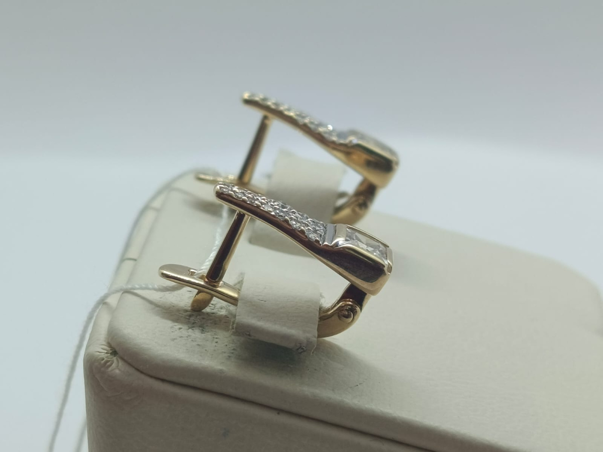 СЕРЬГИ С КАМНЯМИ (Au 585)