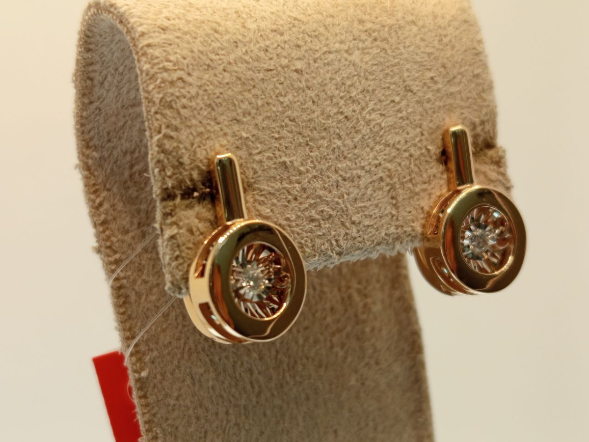 СЕРЬГИ БРИЛЛИАНТ (Au 585)