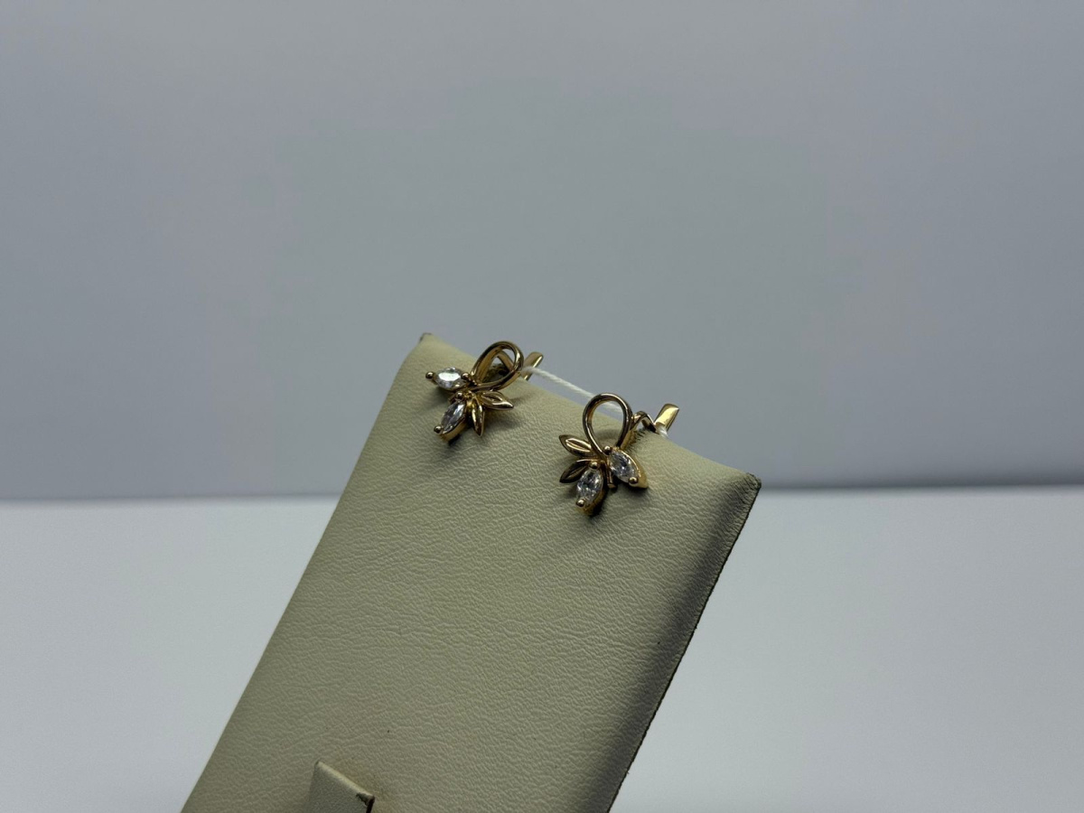 СЕРЬГИ С КАМНЯМИ (Au 585)