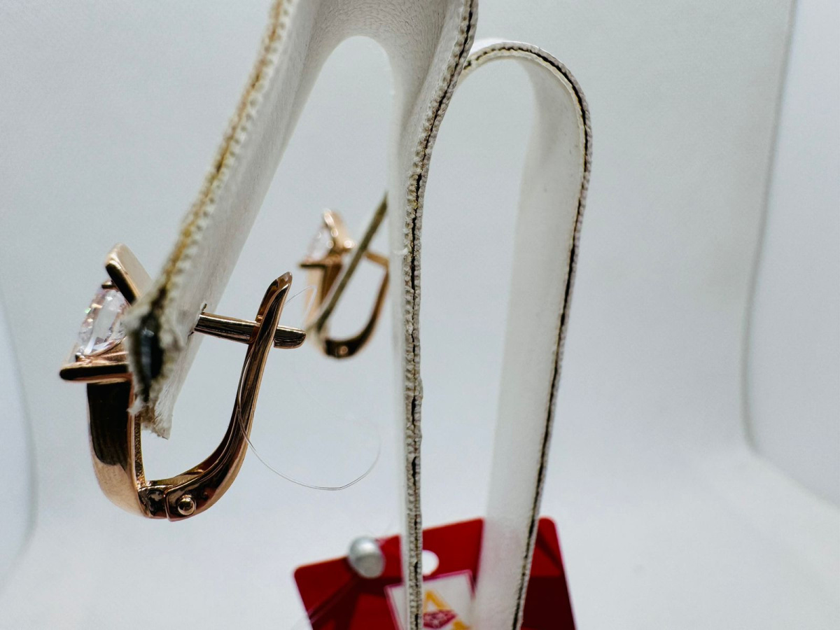 СЕРЬГИ С КАМНЯМИ (Au 585)