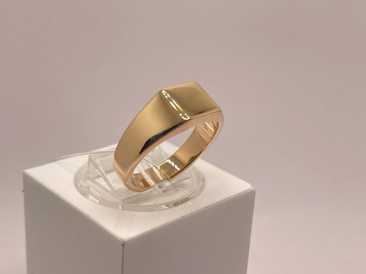 КОЛЬЦО ПЕЧАТКА без камня (Au 585)