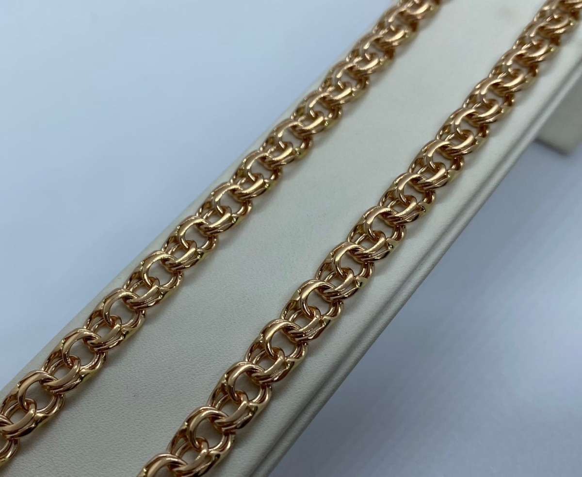 ЦЕПЬ ПОЛНОВЕСНАЯ Бисмарк (Au 585)