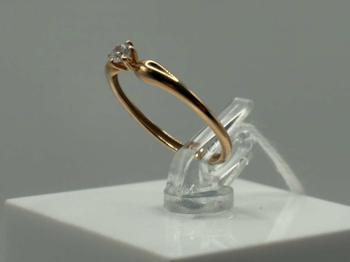 КОЛКМ585 КОЛЬЦО С КАМНЕМ (Au 585)