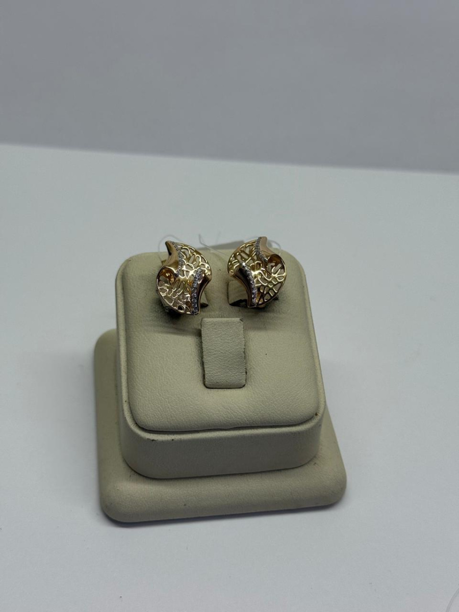 СЕРЬГИ С КАМНЯМИ (Au 585)