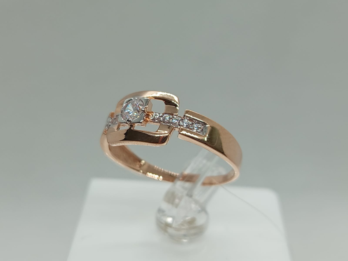 КОЛЬЦО С КАММНЯМИ (Au 585)