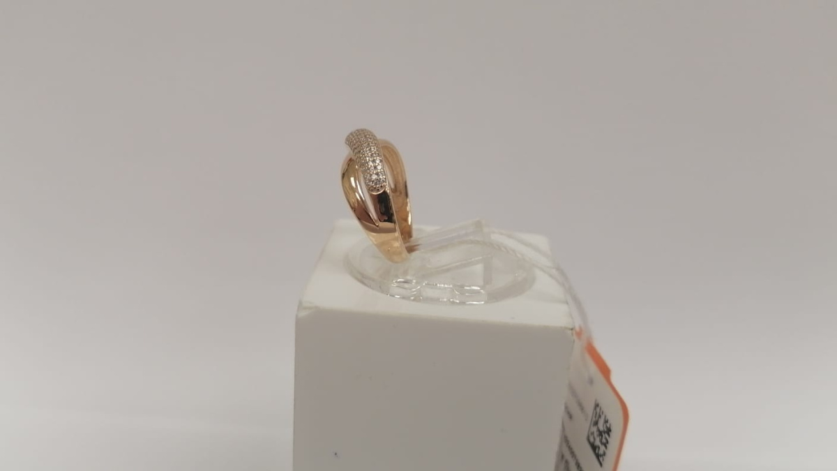 КОЛЬЦО С КАМНЯМИ (Au 585)