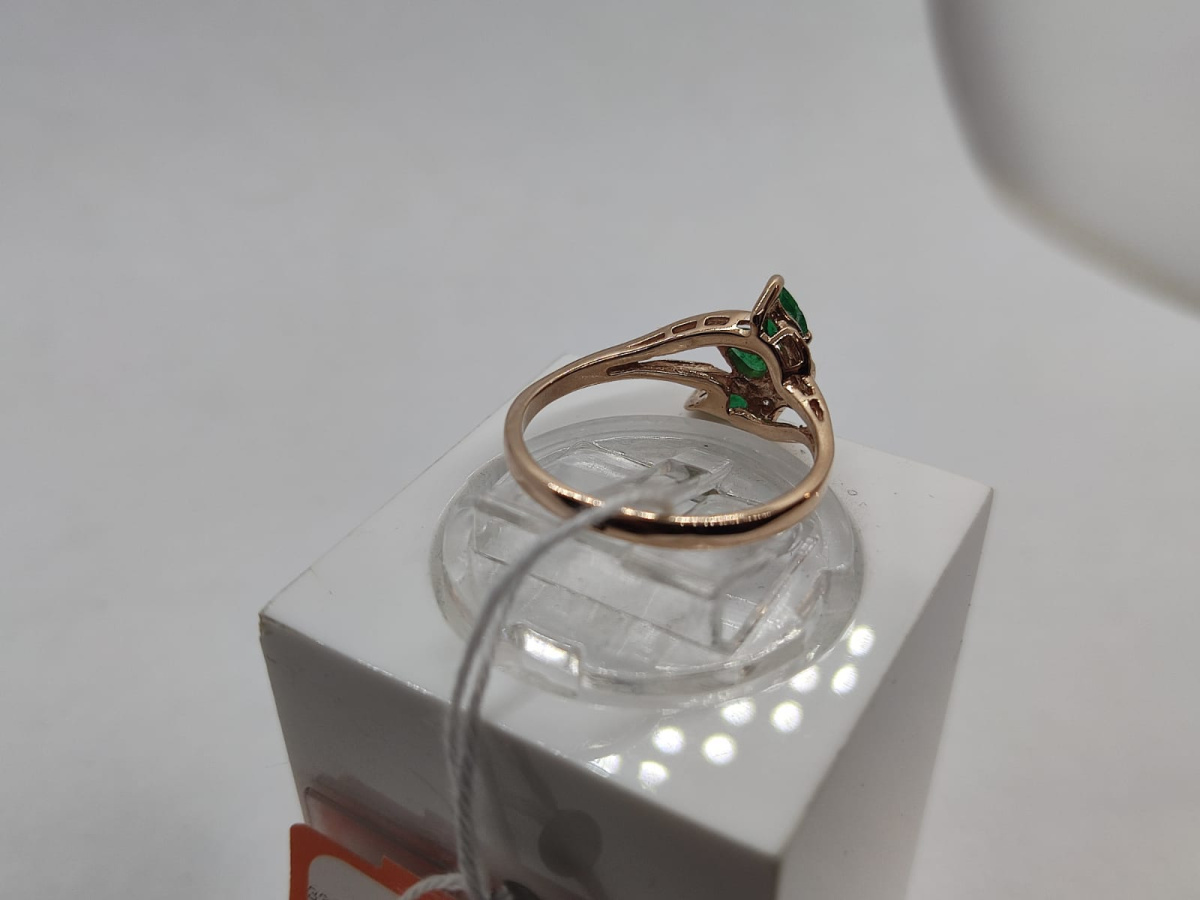 КОЛКМИ585 КОЛЬЦО С КАМНЯМИ (Au 585)