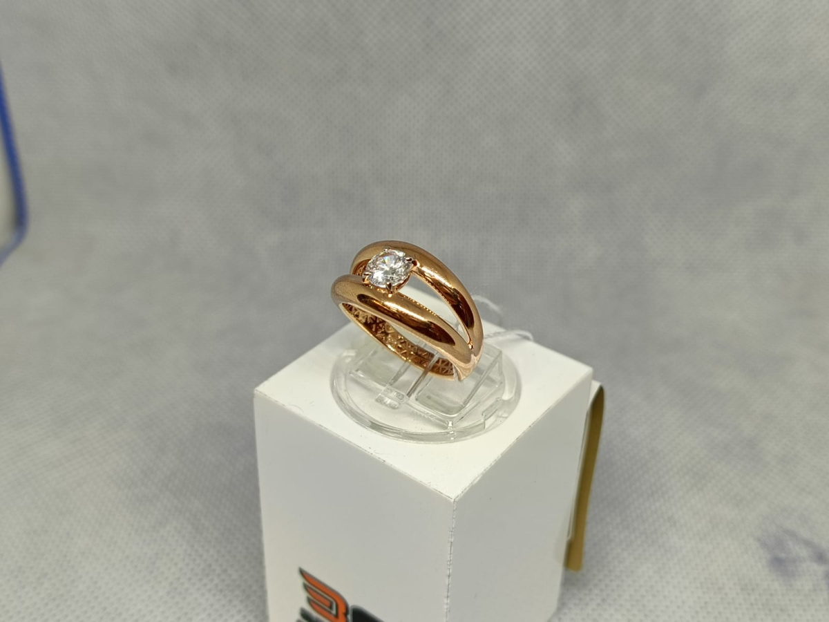 КОЛЬЦО С КАМНЕМ (Au 585)