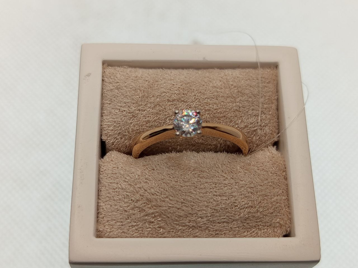 КОЛЬЦО С КАМНЕМ (Au 585)