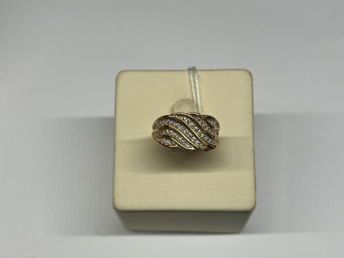 КОЛКМИ585 КОЛЬЦО С КАМНЯМИ (Au 585)