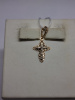 ПОДКБК585 ПОДВЕСКА КРЕСТ БЕЗ КАМНЯ (Au 585)