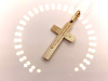 ПОДВЕСКА КРЕСТ без камня (Au 585)
