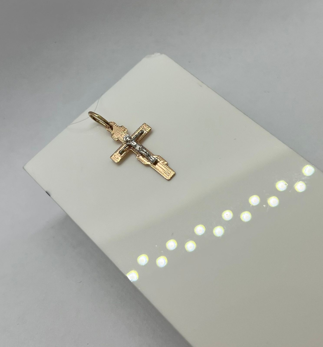 ПОДВЕСКА КРЕСТ без камня (Au 585)