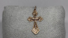 ПОДКБК585 ПОДВЕСКА КРЕСТ БЕЗ КАМНЯ (Au 585)