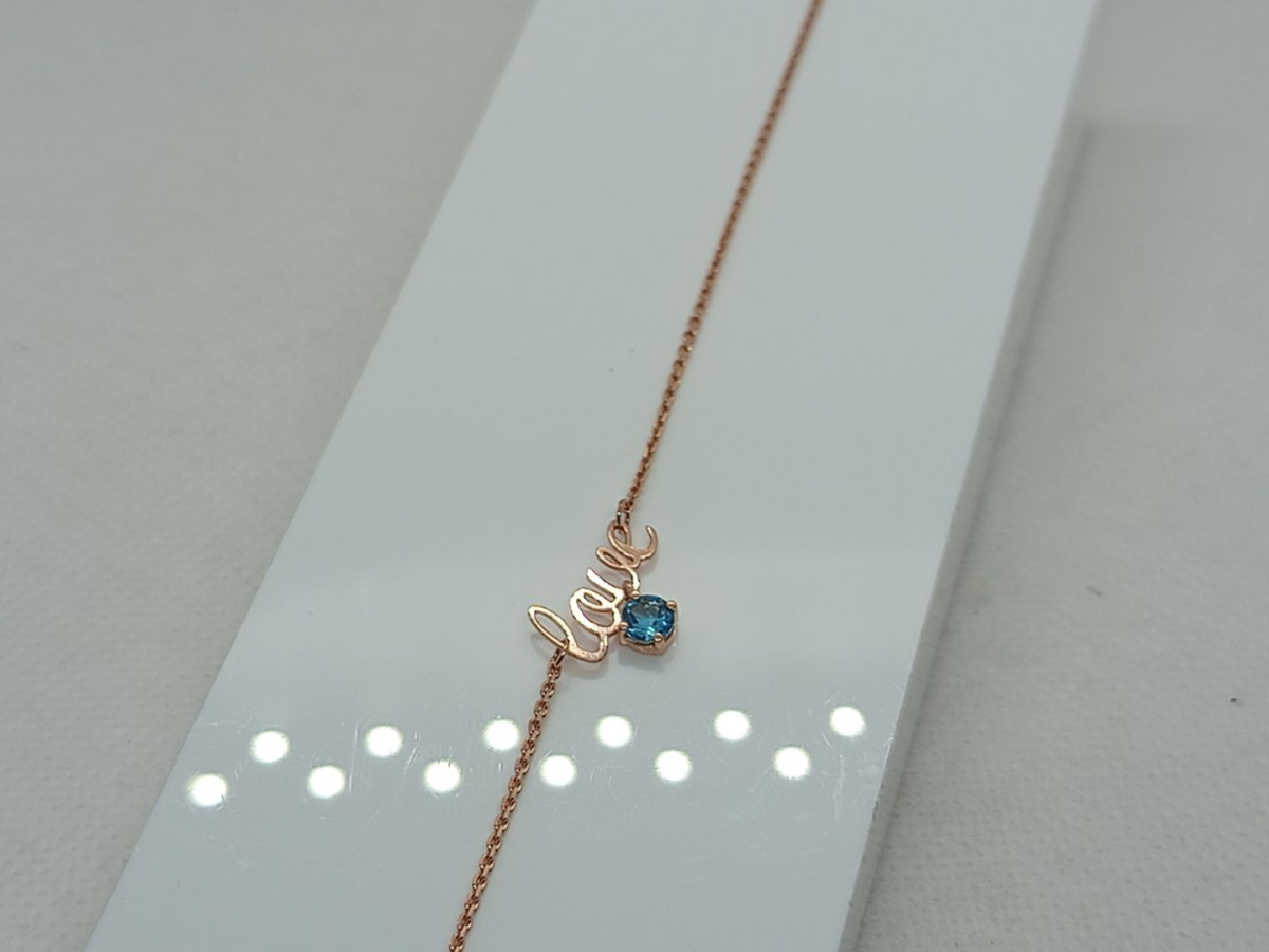 БРАСЛЕТ С КАМНЕМ (Au 585)