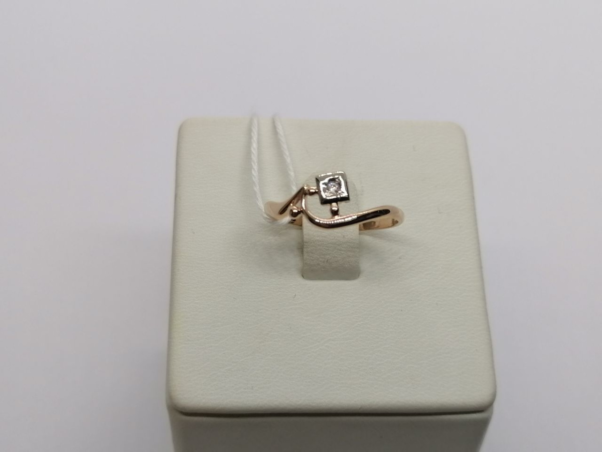 КОЛЬЦО С КАМНЕМ (Au 585)