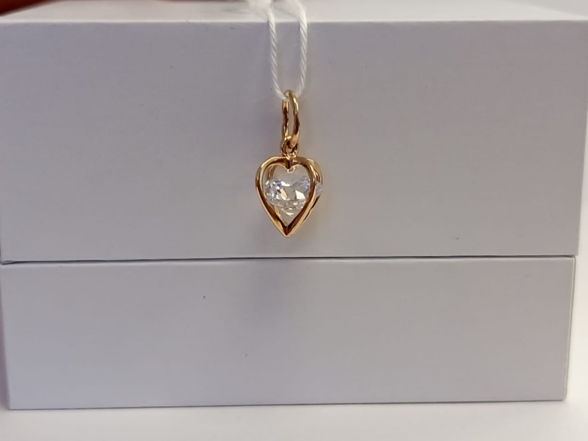 ПОДКМ585 ПОДВЕСКА С КАМНЕМ (Au 585)