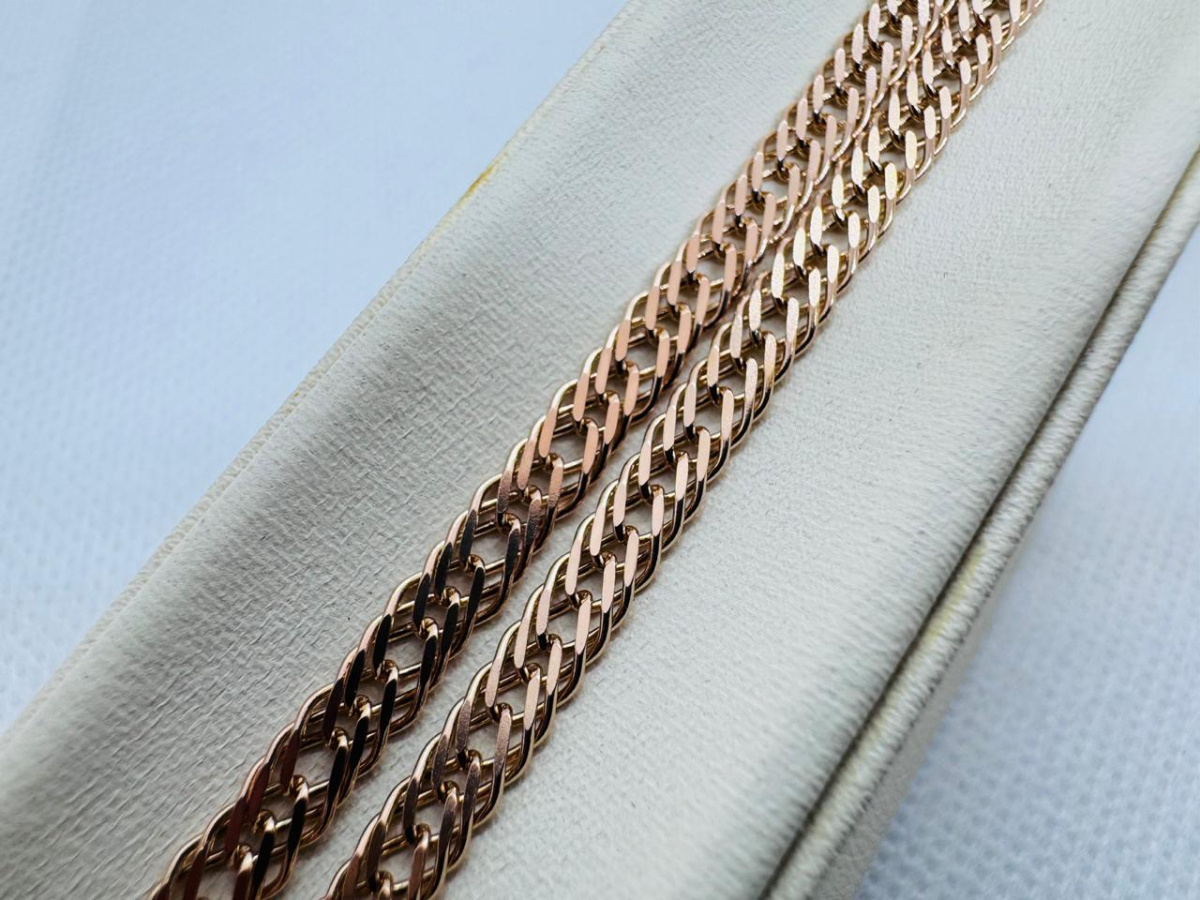 ЦЕПЬ ПОЛНОВЕСНАЯ Ромб тройной (Au 585)