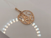 101118-1102 ПОДВЕСКА С КАМНЯМИ (Au 585)