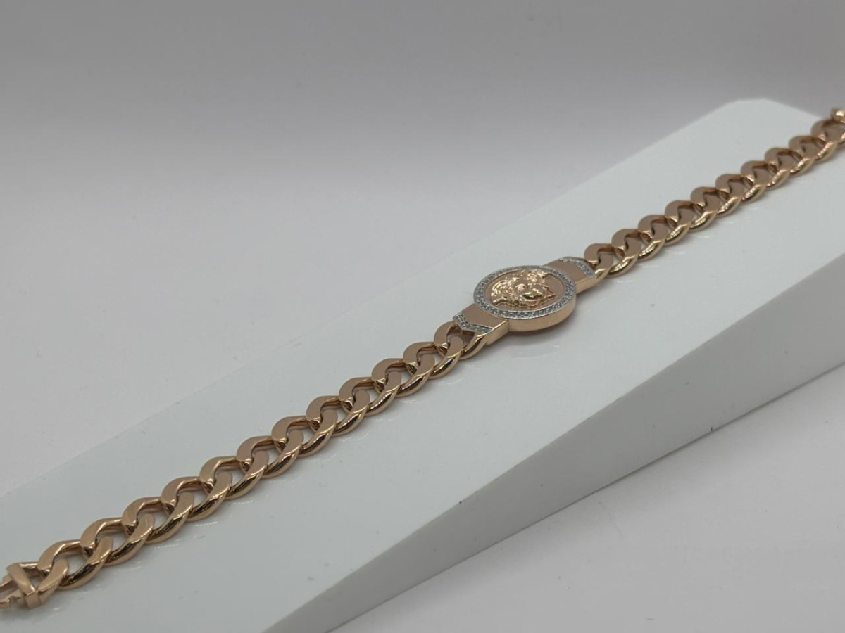 БРАСЛЕТ ФАНТАЗИЯ с камнями (Au 585)