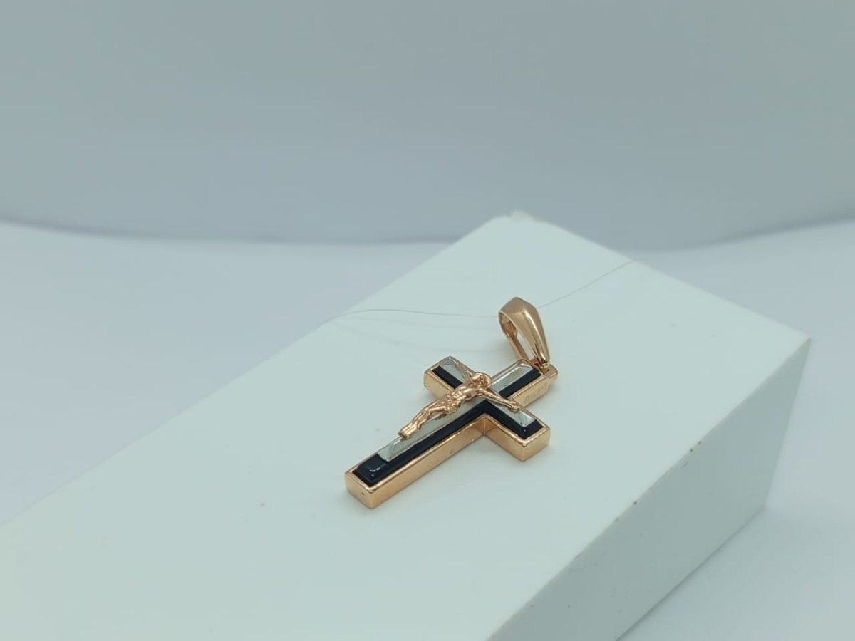 ПОДВЕСКА КРЕСТ (Au 585)