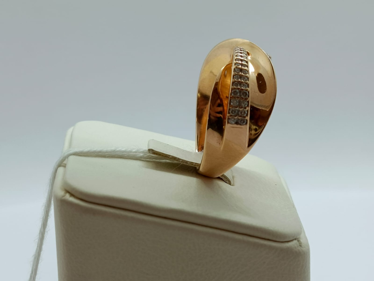 КОЛКМИ585 КОЛЬЦО С КАМНЯМИ (Au 585)