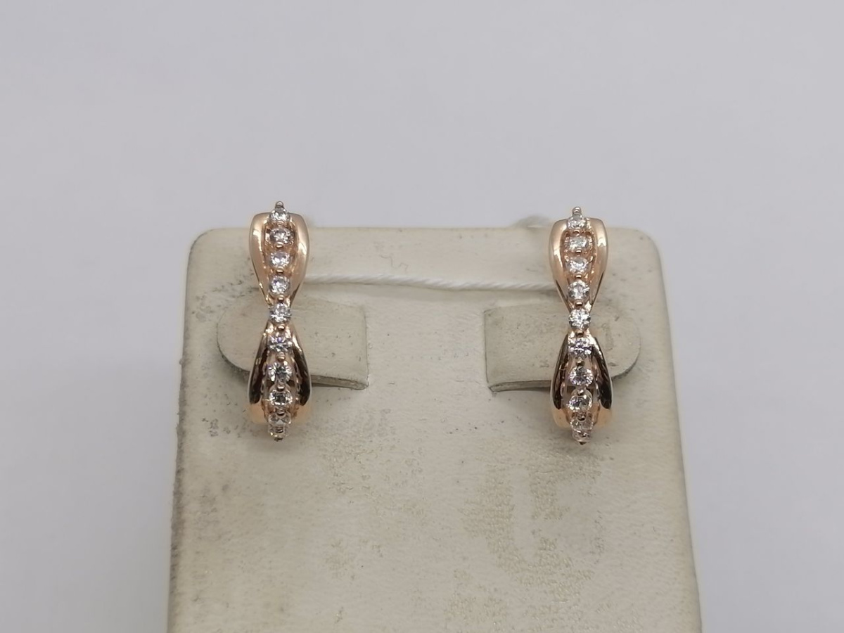 СЕРЬГИ С КАМНЯМИ (Au 585)