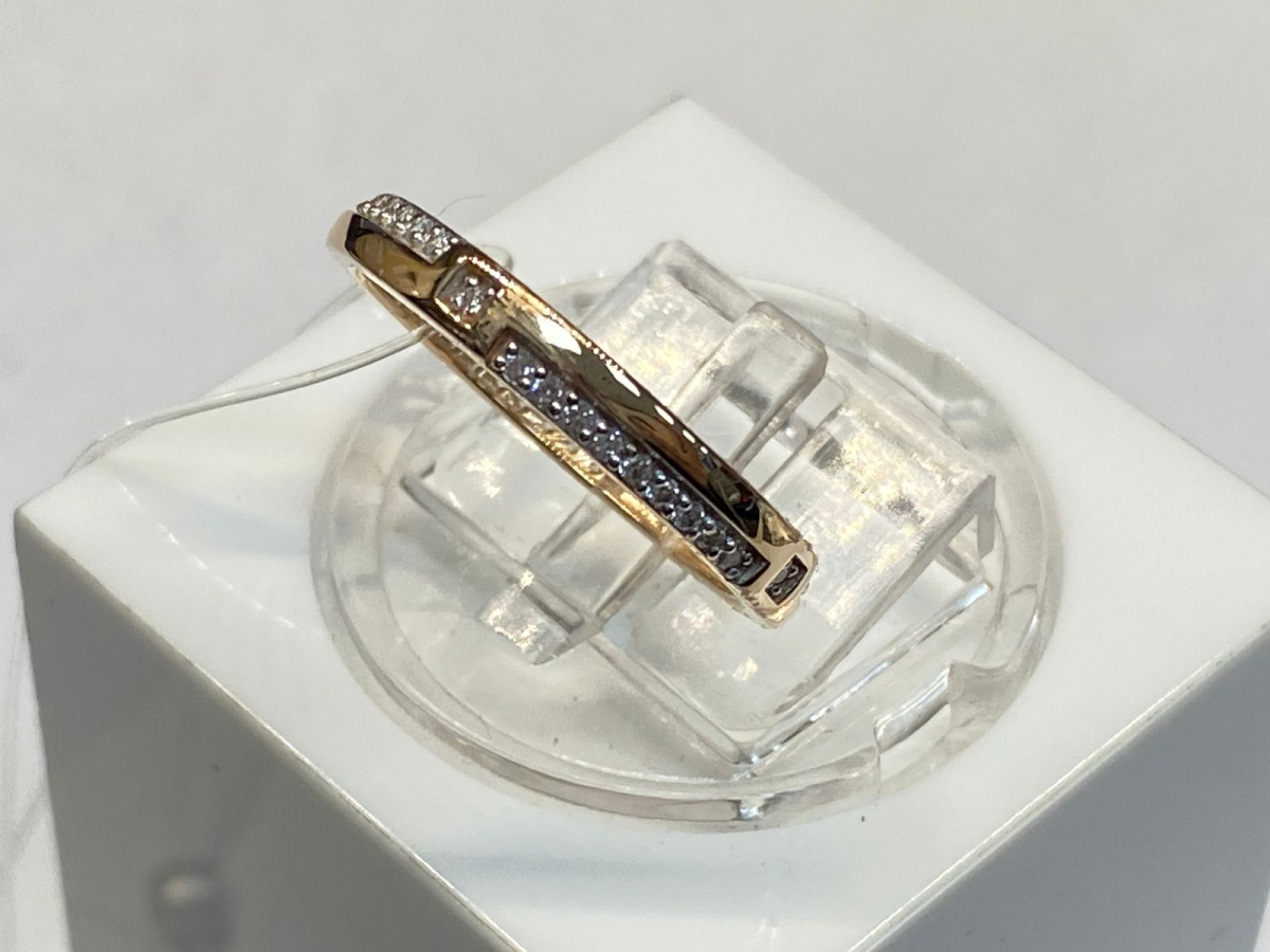 КОЛЬЦО С КАМНЯМИ (Au 585)