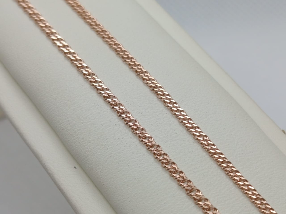 ЦЕПЬ ПОЛНОВЕСНАЯ Ромб двойной (Au 585)