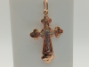 ПОДВЕСКА КРЕСТ без камня (Au 585)