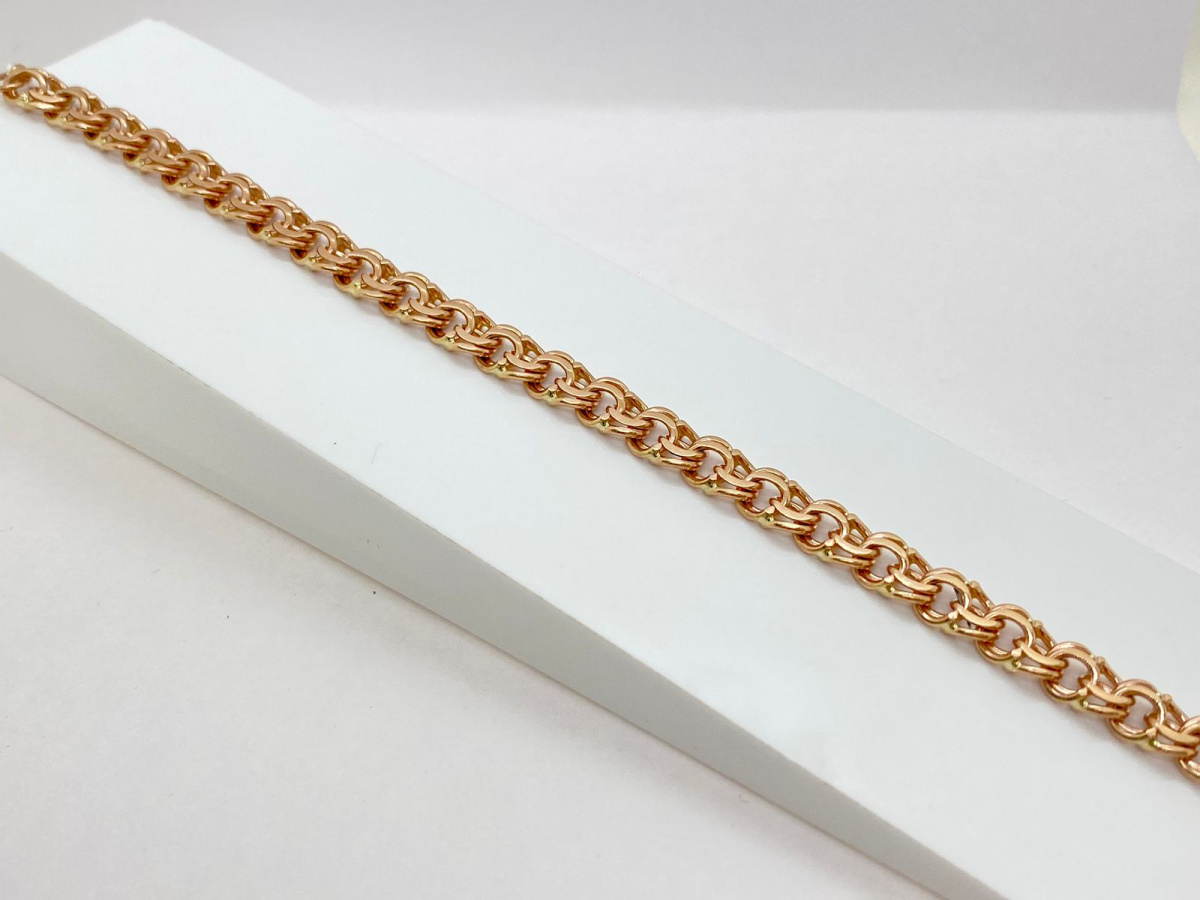 БРАСЛЕТ ПОЛНОВЕСНЫЙ Бисмарк (Au 585)