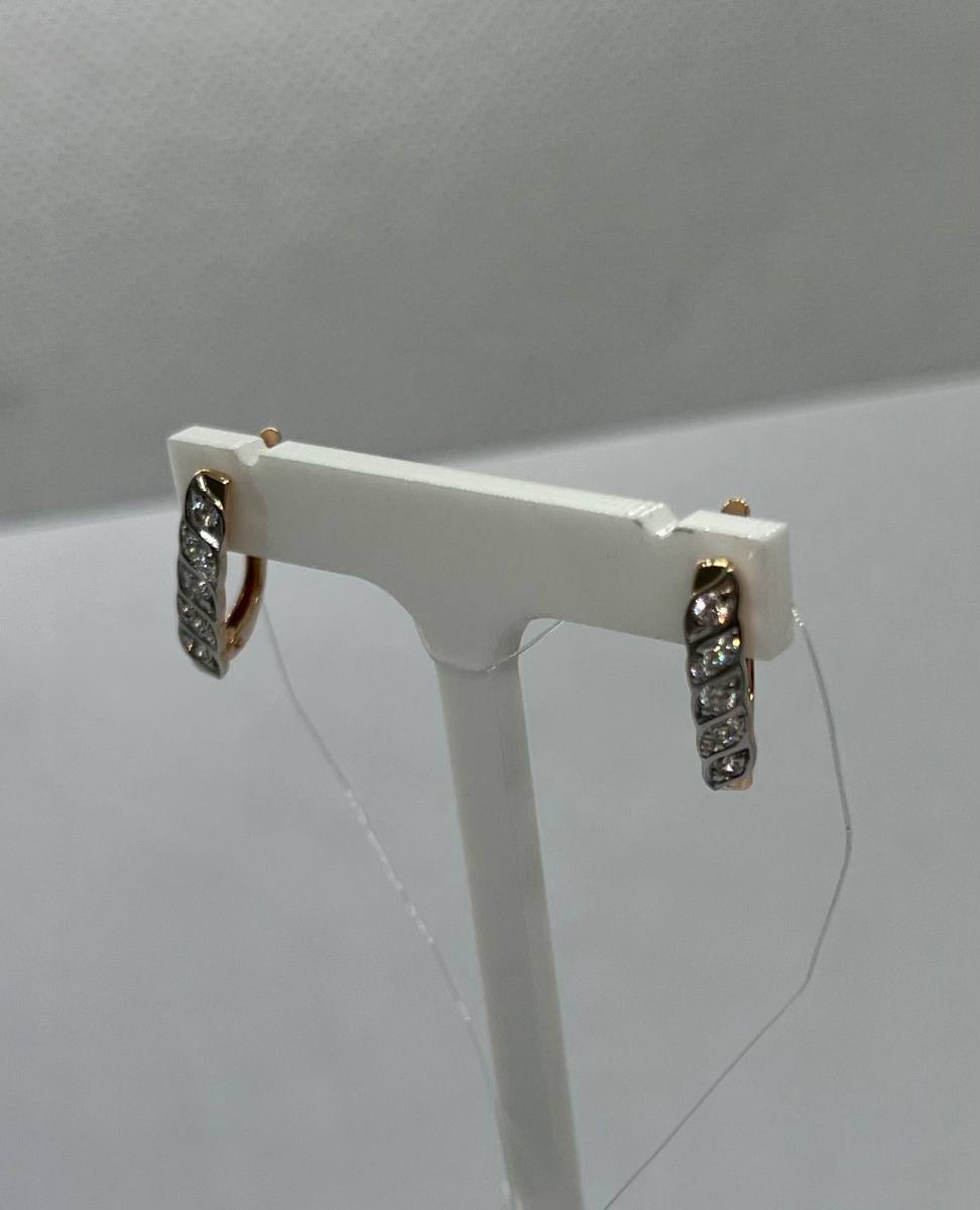 СЕРЬГИ С КАМНЯМИ (Au 585)