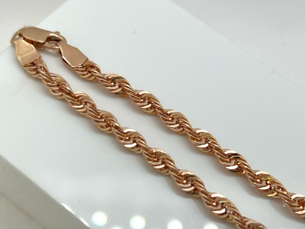 ЦЕПЬ ПУСТОТЕЛАЯ Веревка (Au 585)