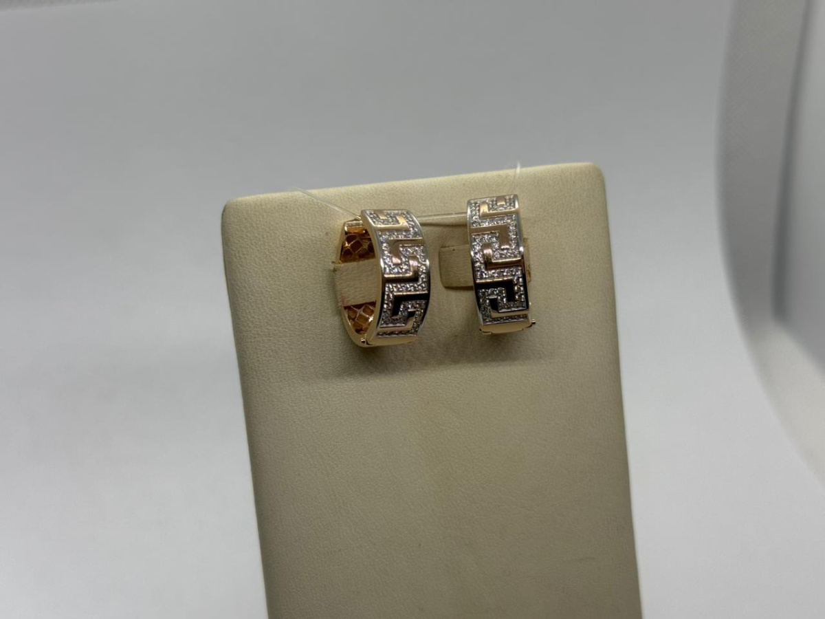 СЕРЬГИ С КАМНЯМИ (Au 585)