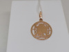 ПОДЗЗТ585 ПОДВЕСКА ЗНАК ЗОДИАКА ТЕЛЕЦ (Au 585)